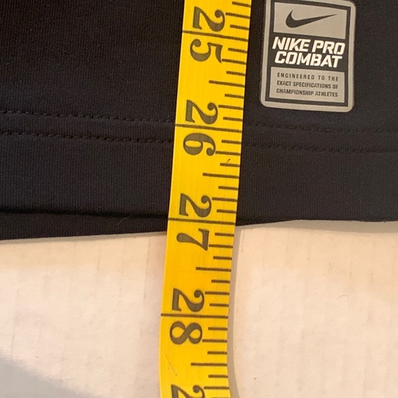 Nike Pro Combat Dri-Fit Fitted Long Sleeve Mens Black Shirt Size Small - Picture 6 of 8